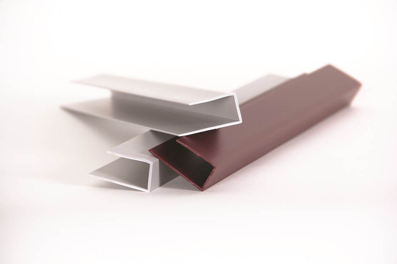 90" SlatWall Large J Trim Molding