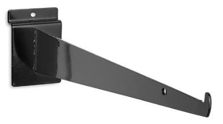 12" Black Slatwall Shelf Bracket