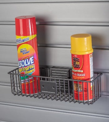 3" x 12" Wire Basket SlatWall Accessory