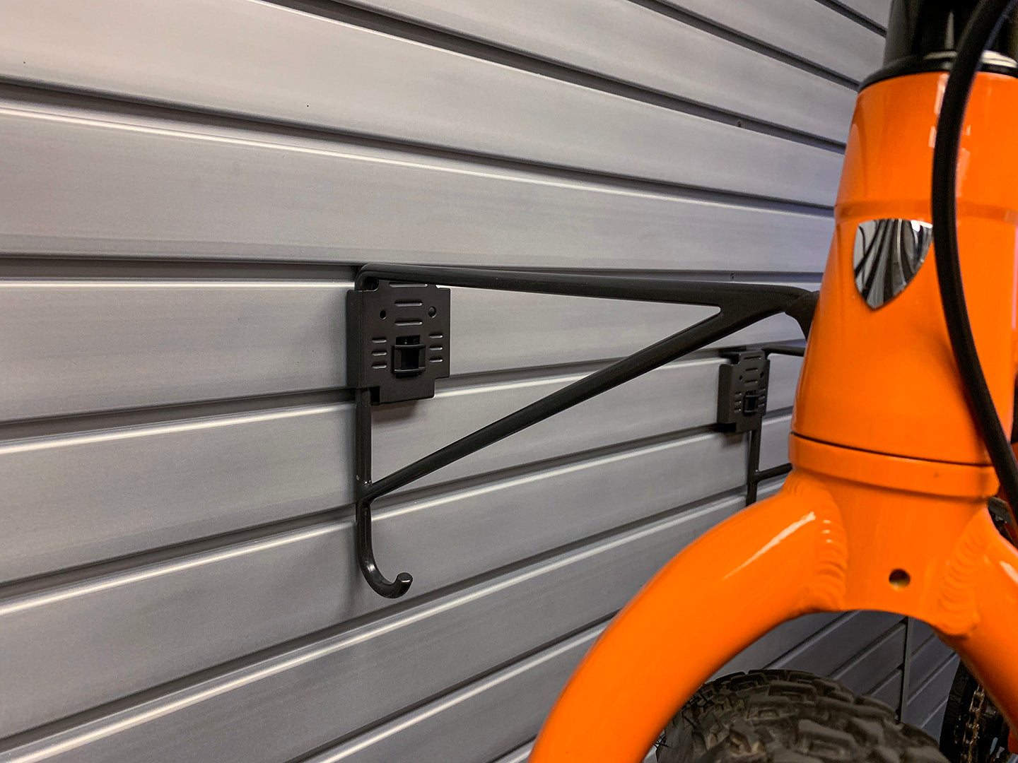 Horizontal Bike Hooks w/lock