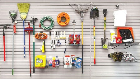 30 Piece Intermediate w/ Locking Hooks SlatWall Accessory Kit