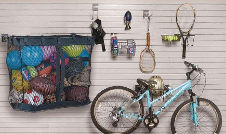 10 Piece Sports Equipment SlatWall Accessory Kit